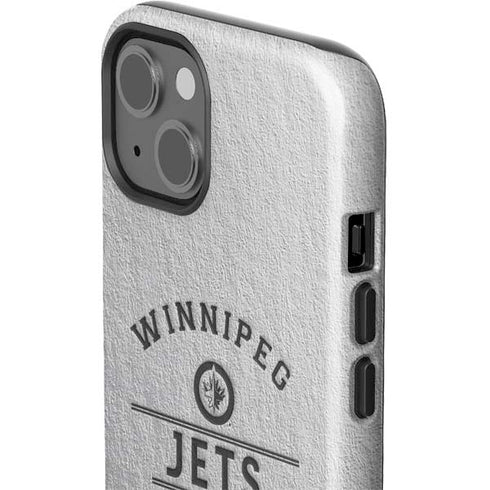 NHL Winnipeg Jets Black Text iPhone 15 Impact Case