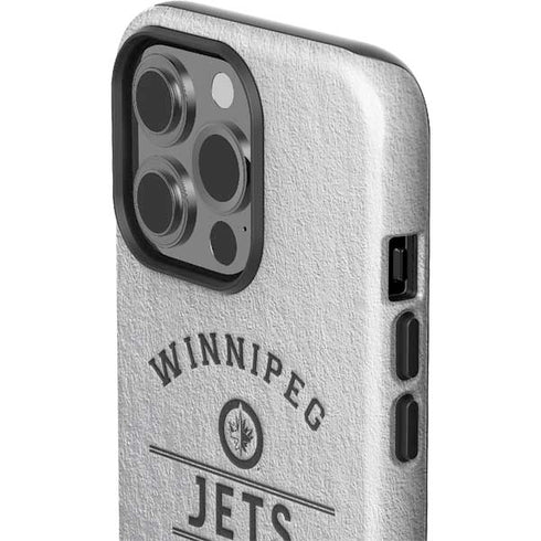 NHL Winnipeg Jets Black Text iPhone 15 Pro Impact Case