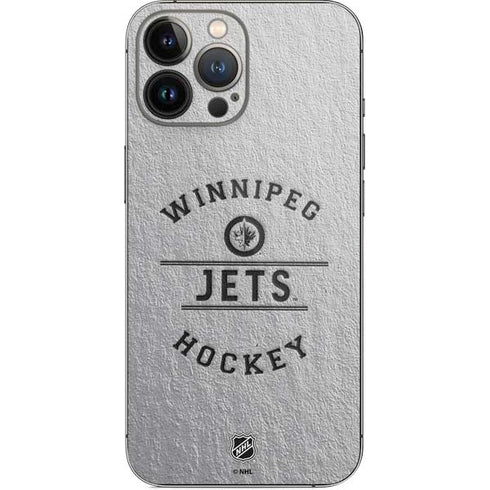 NHL Winnipeg Jets Black Text iPhone 15 Pro Max Skin