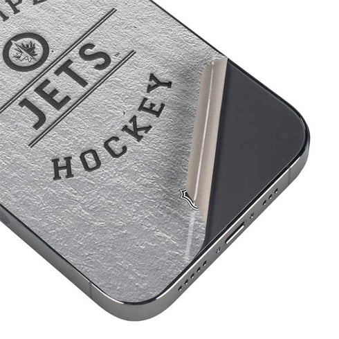 NHL Winnipeg Jets Black Text iPhone 15 Pro Max Skin