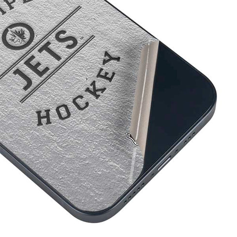 NHL Winnipeg Jets Black Text iPhone 15 Skin