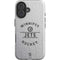 NHL Winnipeg Jets Black Text iPhone 16 Impact Case