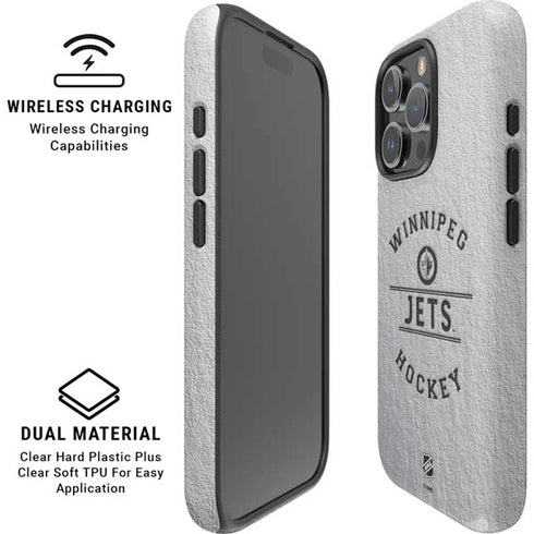 NHL Winnipeg Jets Black Text iPhone 16 Pro Max Magsafe Impact Case