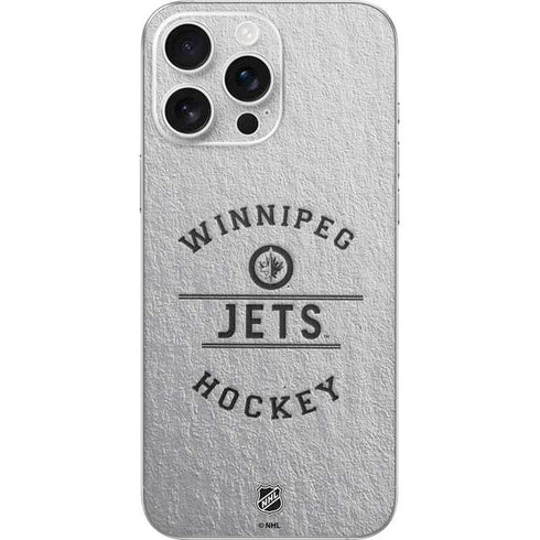 NHL Winnipeg Jets Black Text iPhone 16 Pro Max Skin