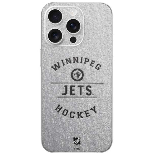 NHL Winnipeg Jets Black Text iPhone 16 Pro Skin