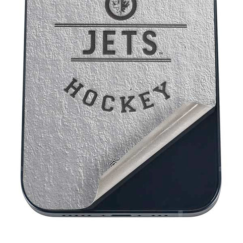 NHL Winnipeg Jets Black Text iPhone 16 Skin