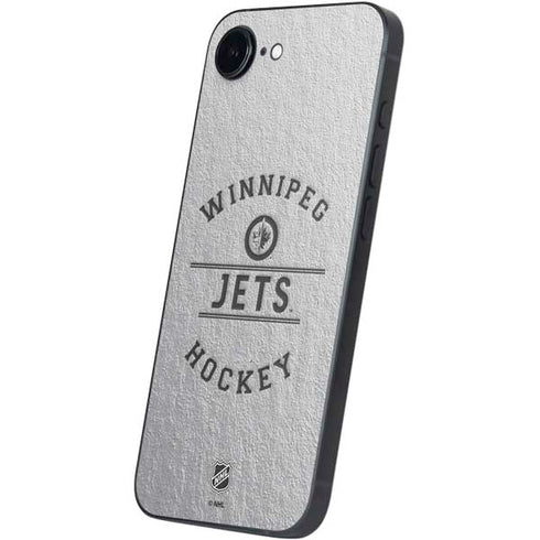 NHL Winnipeg Jets Black Text iPhone 16e Skin