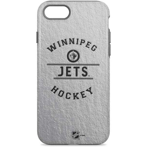 NHL Winnipeg Jets Black Text iPhone Cases