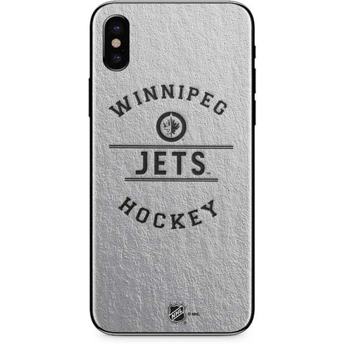 NHL Winnipeg Jets Black Text iPhone XS Max Skin