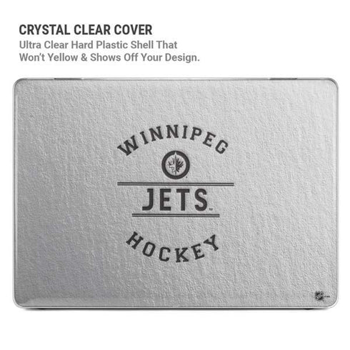 NHL Winnipeg Jets Black Text MacBook Cases