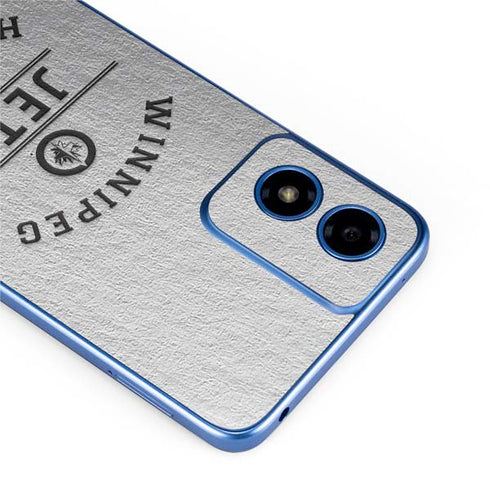 NHL Winnipeg Jets Black Text Moto G Play 4G (2024) Skin