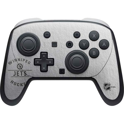 NHL Winnipeg Jets Black Text Nintendo Switch 2 (2025) Pro Controller Skin