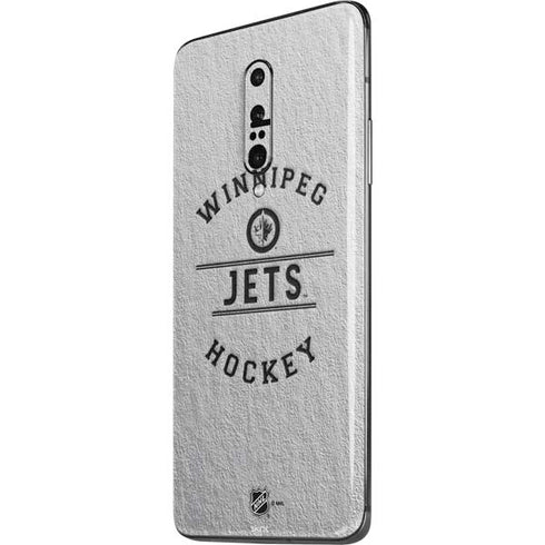 NHL Winnipeg Jets Black Text OnePlus 7 Pro Skin