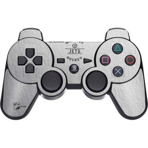 NHL Winnipeg Jets Black Text PS3 Dual Shock wireless controller Skin
