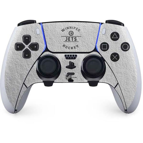 NHL Winnipeg Jets Black Text PS5 DualSense Edge Pro Controller Skin