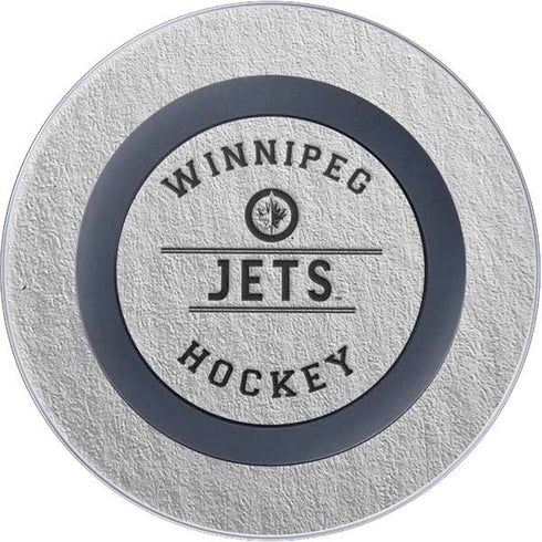 NHL Winnipeg Jets Black Text Wireless Charger Skin