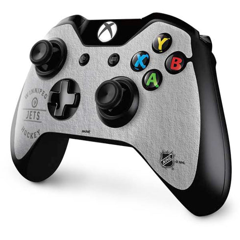 NHL Winnipeg Jets Black Text Xbox One Controller Skin