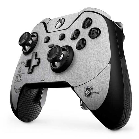 NHL Winnipeg Jets Black Text Xbox One Elite Controller Skin