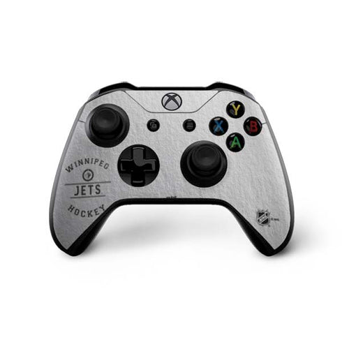 NHL Winnipeg Jets Black Text Xbox One X Controller Skin