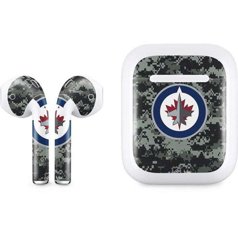 NHL Winnipeg Jets Camo Apple AirPods Skin