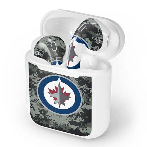 NHL Winnipeg Jets Camo Apple AirPods Skin