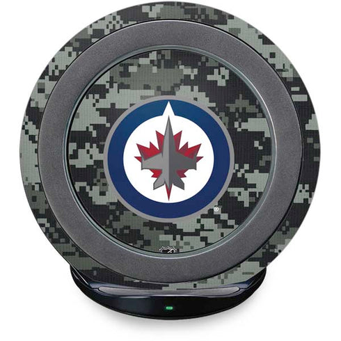 NHL Winnipeg Jets Camo Fast Charge Wireless Charging Stand Skin