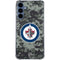 NHL Winnipeg Jets Camo Galaxy A35 5G Clear Case