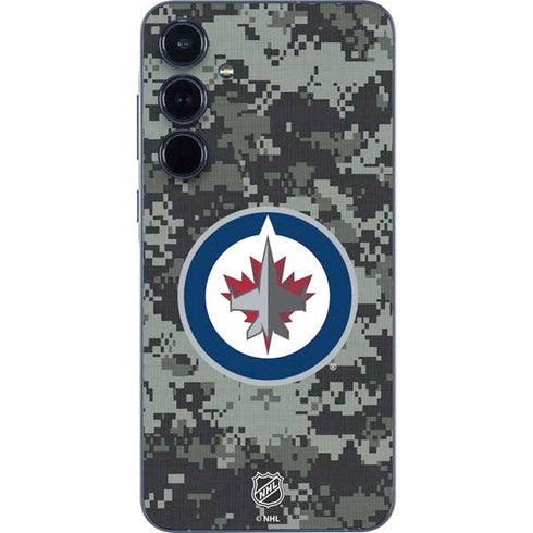 NHL Winnipeg Jets Camo Galaxy A35 5G Skin