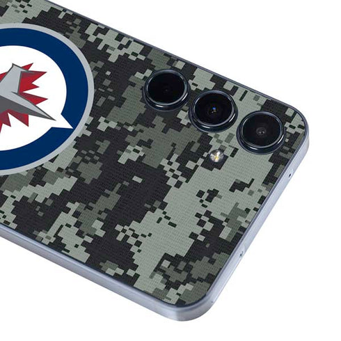 NHL Winnipeg Jets Camo Galaxy A35 5G Skin