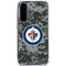 NHL Winnipeg Jets Camo Galaxy A36 5G Clear Case