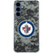 NHL Winnipeg Jets Camo Galaxy A55 5G Clear Case