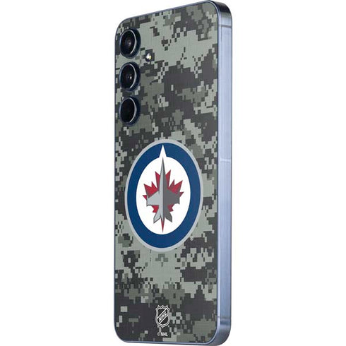 NHL Winnipeg Jets Camo Galaxy A55 5G Skin