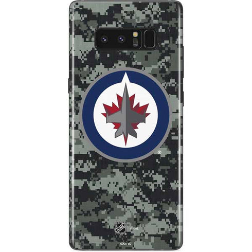 NHL Winnipeg Jets Camo Galaxy Note 8 Skin