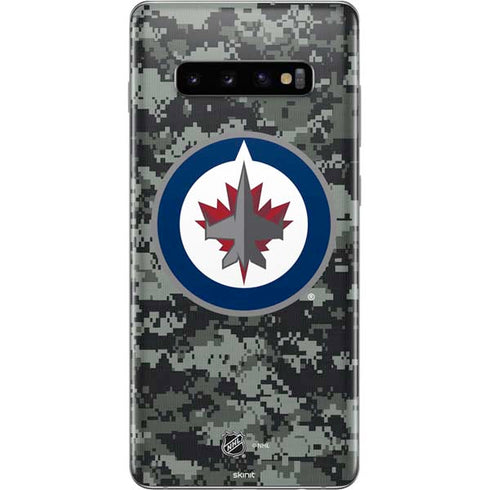 NHL Winnipeg Jets Camo Galaxy S10 Plus Skin
