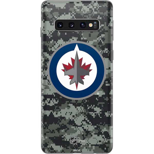 NHL Winnipeg Jets Camo Galaxy S10 Skin