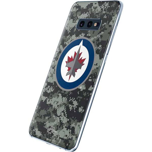 NHL Winnipeg Jets Camo Galaxy S10e Skin