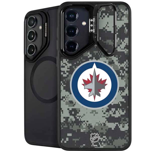 NHL Winnipeg Jets Camo Galaxy S25 Kickstand Case