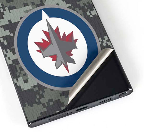 NHL Winnipeg Jets Camo Galaxy S24 Ultra Skin
