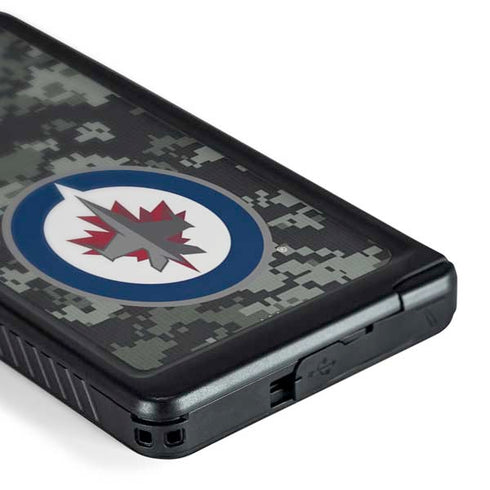 NHL Winnipeg Jets Camo Galaxy S24 Ultra Waterproof Case