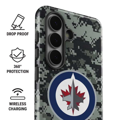 NHL Winnipeg Jets Camo Galaxy S26 Plus Impact Case