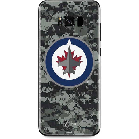 NHL Winnipeg Jets Camo Galaxy S8 Plus Skin