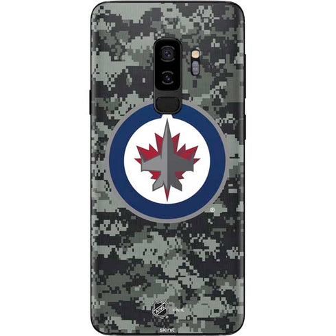NHL Winnipeg Jets Camo Galaxy S9 Plus Skin