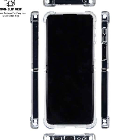 NHL Winnipeg Jets Camo Galaxy Z Flip6 Clear Case