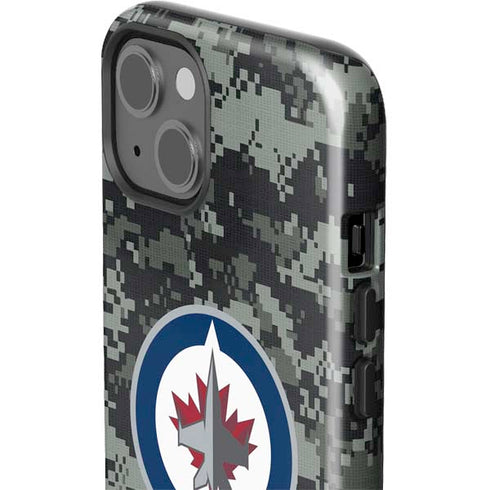 NHL Winnipeg Jets Camo iPhone 15 Impact Case