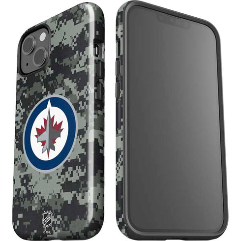 NHL Winnipeg Jets Camo iPhone 15 Impact Case