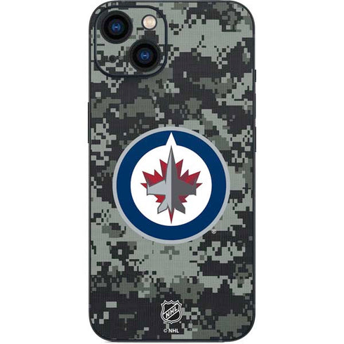 NHL Winnipeg Jets Camo iPhone 15 Skin