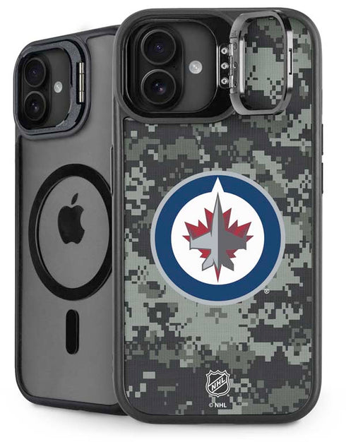 NHL Winnipeg Jets Camo iPhone 16 Plus Kickstand Case