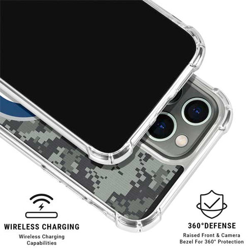NHL Winnipeg Jets Camo iPhone 16 Pro Clear Case