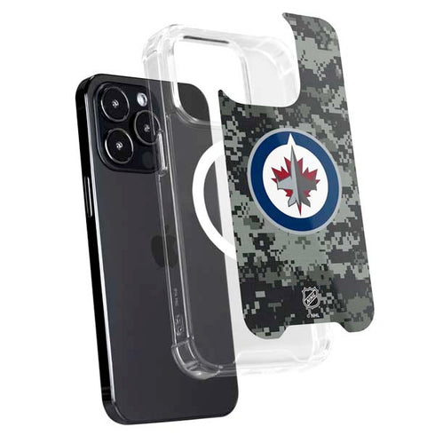 NHL Winnipeg Jets Camo iPhone 16 Pro MagSafe Case