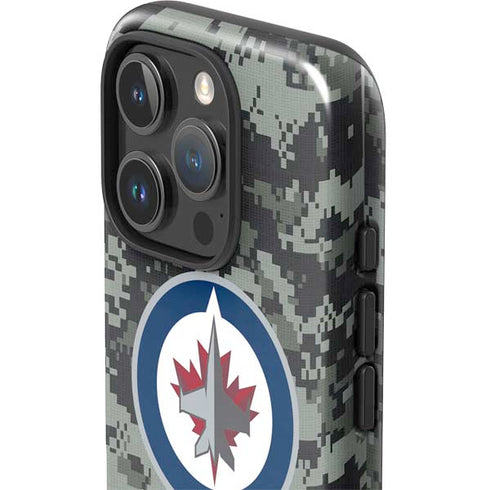 NHL Winnipeg Jets Camo iPhone 16 Pro Max Impact Case